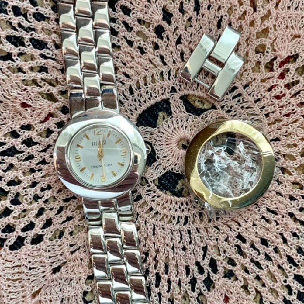 925 Solid Sterling Silver Ecclissi Watch & More! - image 6